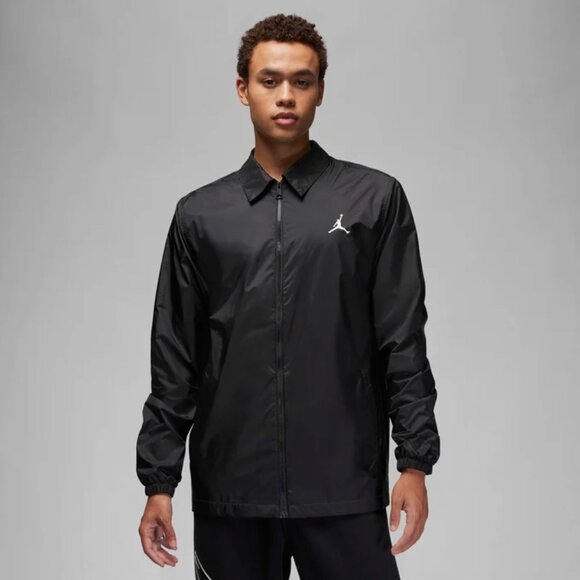Jordan Flight MVP Men's Full-Zip Woven Jacket Black Large - Picture 4 of 8